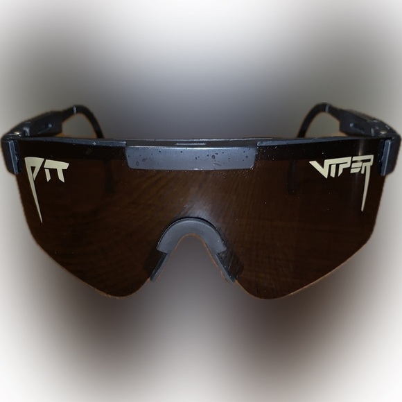 Pit Viper Other - Pit Viper Wrap Around Black Smoke Lens Speckle Shades Glasses